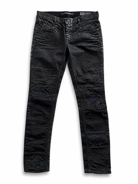 Diesel Belthy Distressed Black Jeans NWT Made in Italy 28x32